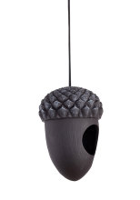 Fågelmatare Ekollon Grå Ø12 x 16 cm